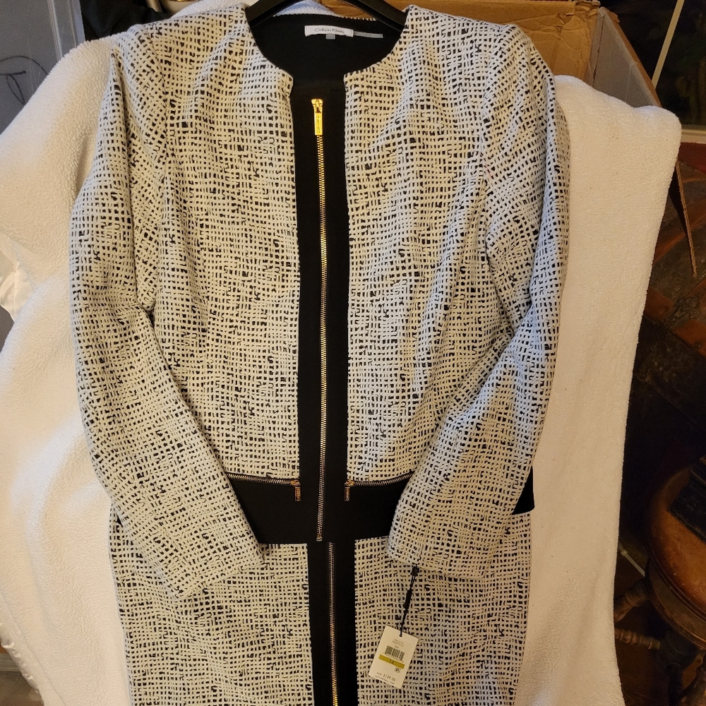 Calvin Klein jacket and skirt
